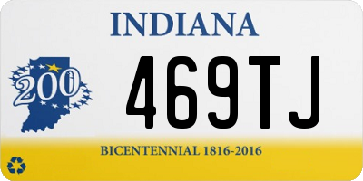 IN license plate 469TJ