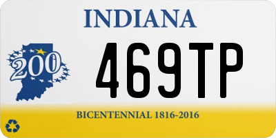 IN license plate 469TP