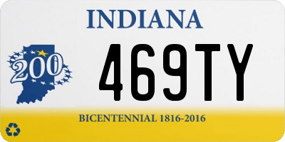 IN license plate 469TY