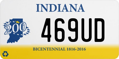 IN license plate 469UD