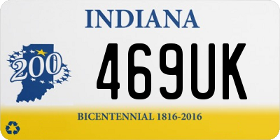 IN license plate 469UK