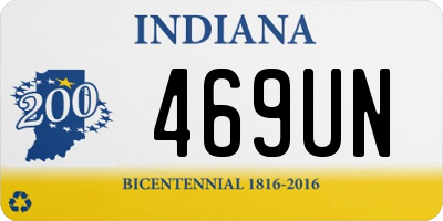 IN license plate 469UN