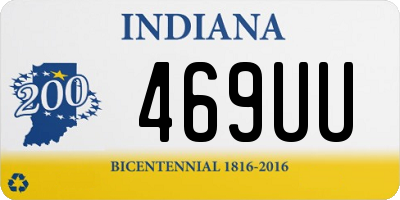 IN license plate 469UU