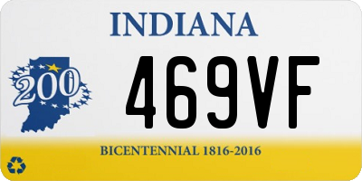 IN license plate 469VF