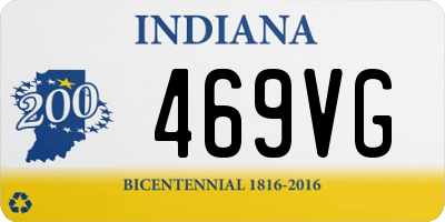 IN license plate 469VG