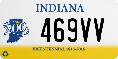 IN license plate 469VV