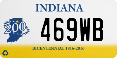 IN license plate 469WB