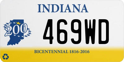 IN license plate 469WD