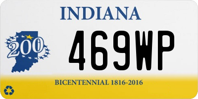 IN license plate 469WP