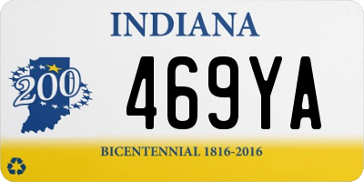 IN license plate 469YA