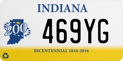 IN license plate 469YG