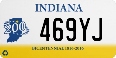 IN license plate 469YJ