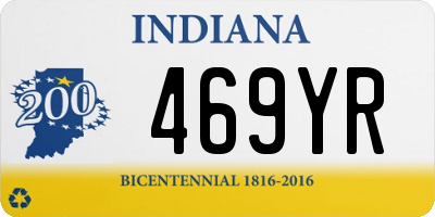 IN license plate 469YR