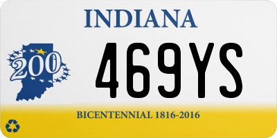 IN license plate 469YS