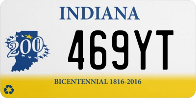 IN license plate 469YT