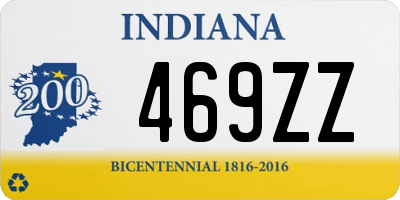 IN license plate 469ZZ