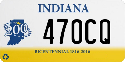 IN license plate 470CQ