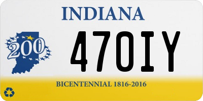 IN license plate 470IY