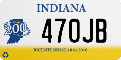 IN license plate 470JB