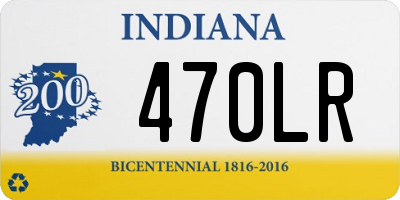 IN license plate 470LR