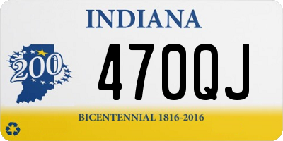 IN license plate 470QJ