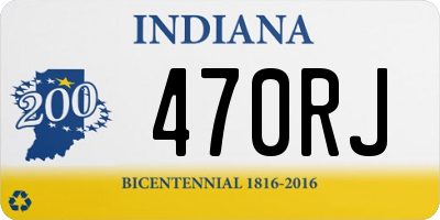 IN license plate 470RJ