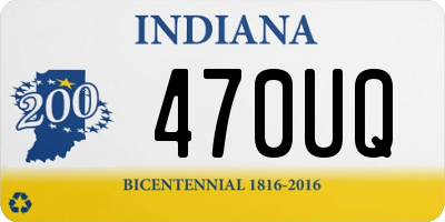 IN license plate 470UQ