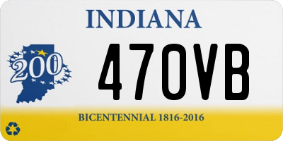 IN license plate 470VB