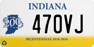 IN license plate 470VJ