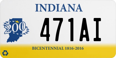 IN license plate 471AI