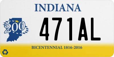 IN license plate 471AL