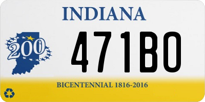 IN license plate 471BO