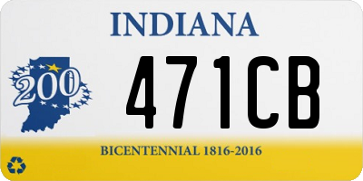 IN license plate 471CB