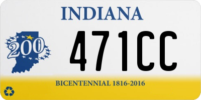 IN license plate 471CC