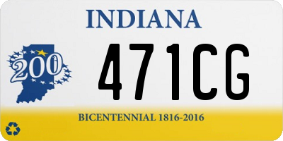 IN license plate 471CG