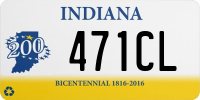 IN license plate 471CL