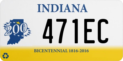 IN license plate 471EC