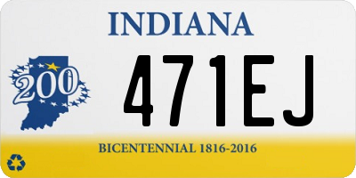 IN license plate 471EJ