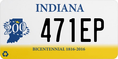 IN license plate 471EP