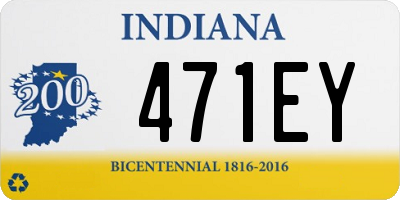 IN license plate 471EY