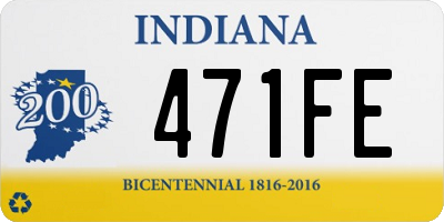 IN license plate 471FE