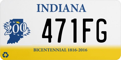 IN license plate 471FG