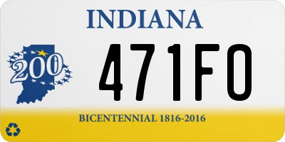 IN license plate 471FO