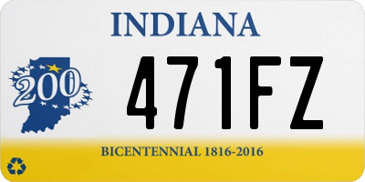 IN license plate 471FZ