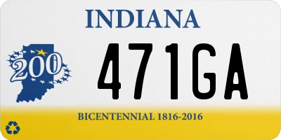 IN license plate 471GA