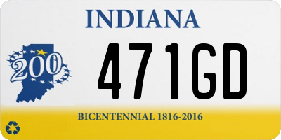 IN license plate 471GD