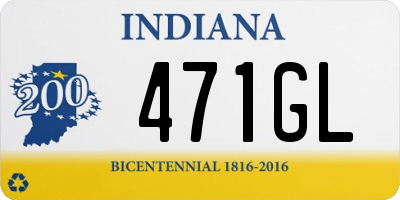 IN license plate 471GL