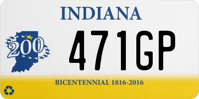 IN license plate 471GP