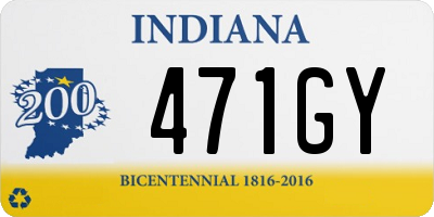 IN license plate 471GY