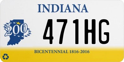 IN license plate 471HG